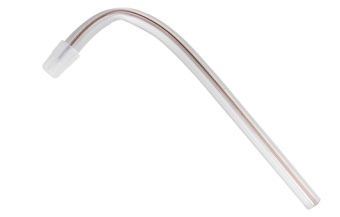 Слюноотсос стоматологический одноразовый со съемным наконечником (прозрачный)