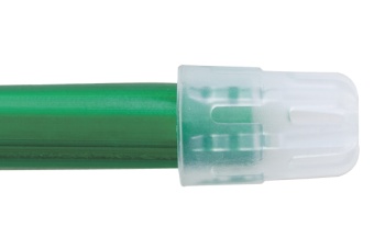 Слюноотсос стоматологический одноразовый со съемным наконечником (зеленый) 100 шт./уп.
