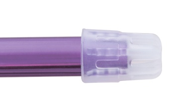 Слюноотсос стоматологический одноразовый со съемным наконечником (фиолетовый) 100 шт./уп.