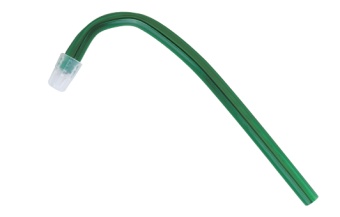 Слюноотсос стоматологический одноразовый со съемным наконечником (зеленый) 100 шт./уп.