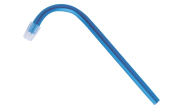Слюноотсос стоматологический одноразовый со съемным наконечником (синий) 100 шт./уп.