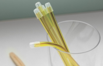 Слюноотсос стоматологический одноразовый со съемным наконечником (желтый) 100 шт./уп.